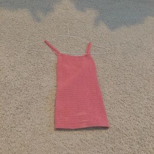 Forever 21 pink crop top.